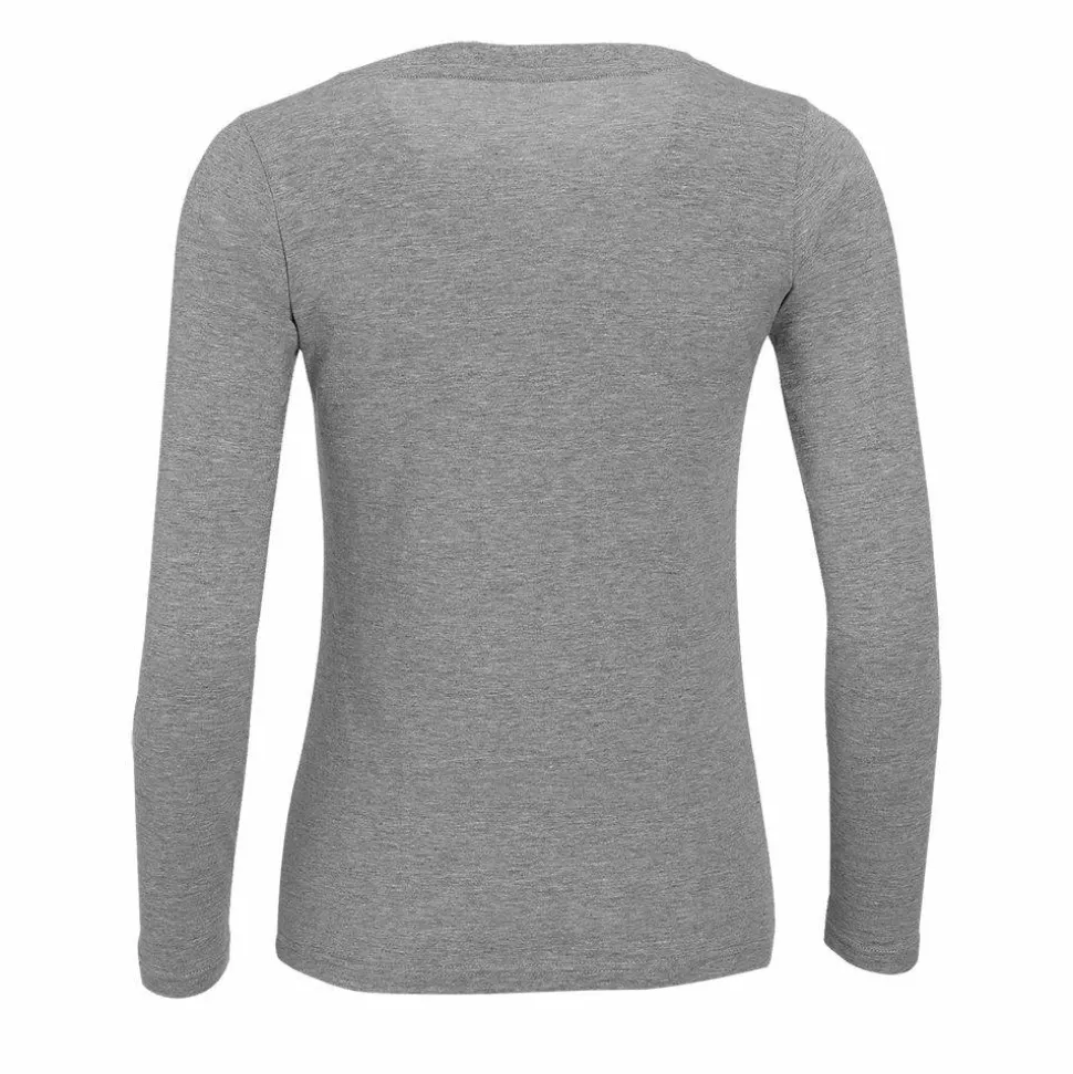 SOL'S 11425 - MAJESTIC Tee Shirt Femme Col Rond Manches Longues