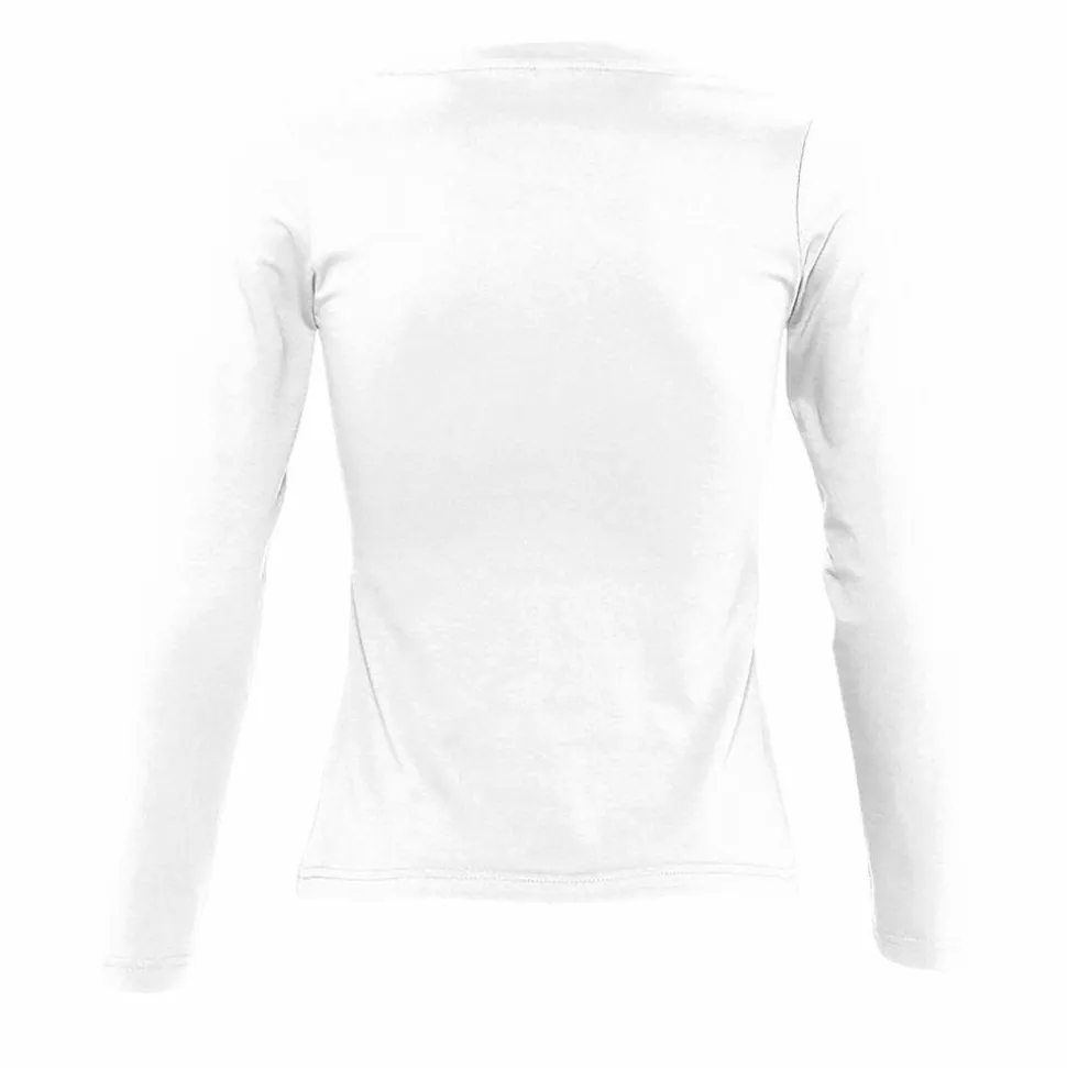 SOL'S 11425 - MAJESTIC Tee Shirt Femme Col Rond Manches Longues