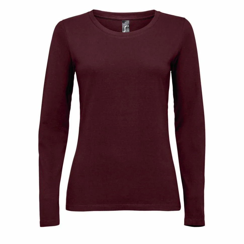 SOL'S 11425 - MAJESTIC Tee Shirt Femme Col Rond Manches Longues