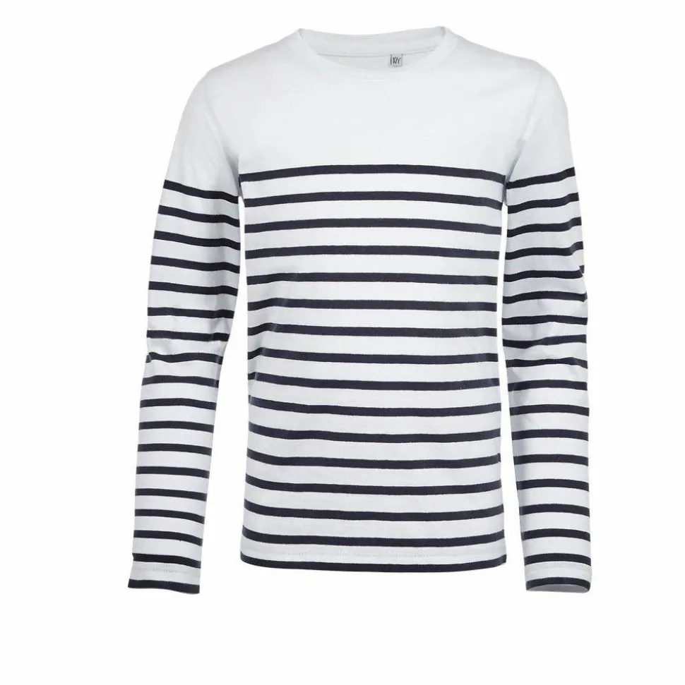 SOL'S 03101 - Matelot Lsl Kids Tee Shirt Enfant Manches Longues Rayé