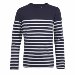 SOL'S 03101 - Matelot Lsl Kids Tee Shirt Enfant Manches Longues Rayé