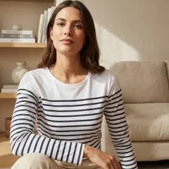 SOL'S 03100 - Matelot Lsl Women Tee Shirt Femme Manches Longues Rayé