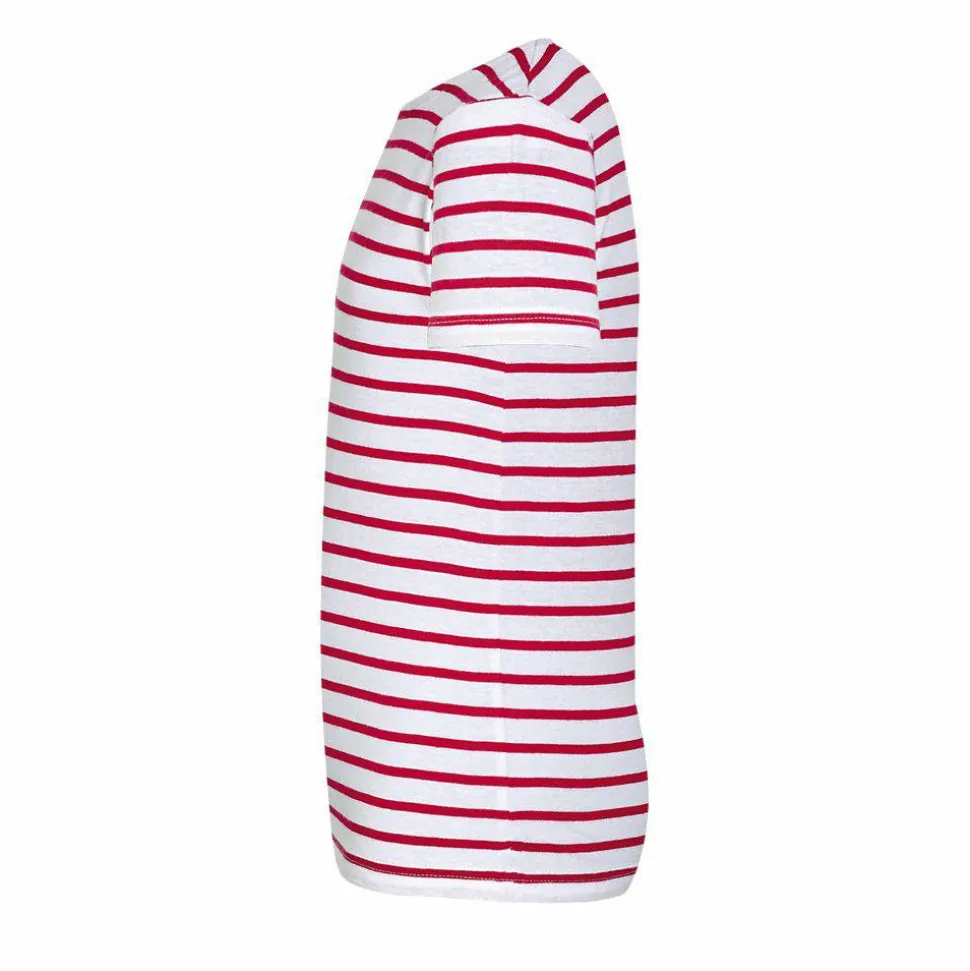 SOL'S 01400 - MILES KIDS Tee Shirt Enfant Col Rond Rayé