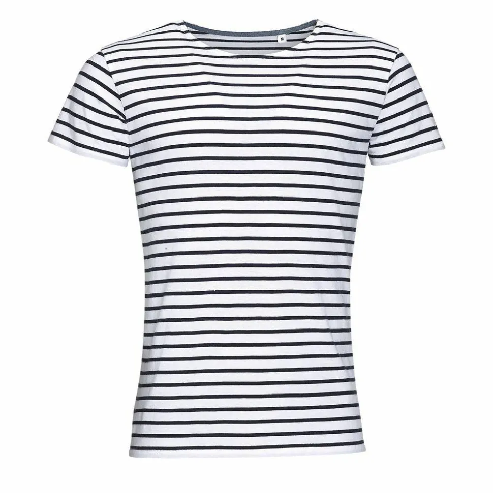 SOL'S 01398 - MILES MEN Tee Shirt Homme Col Rond Rayé