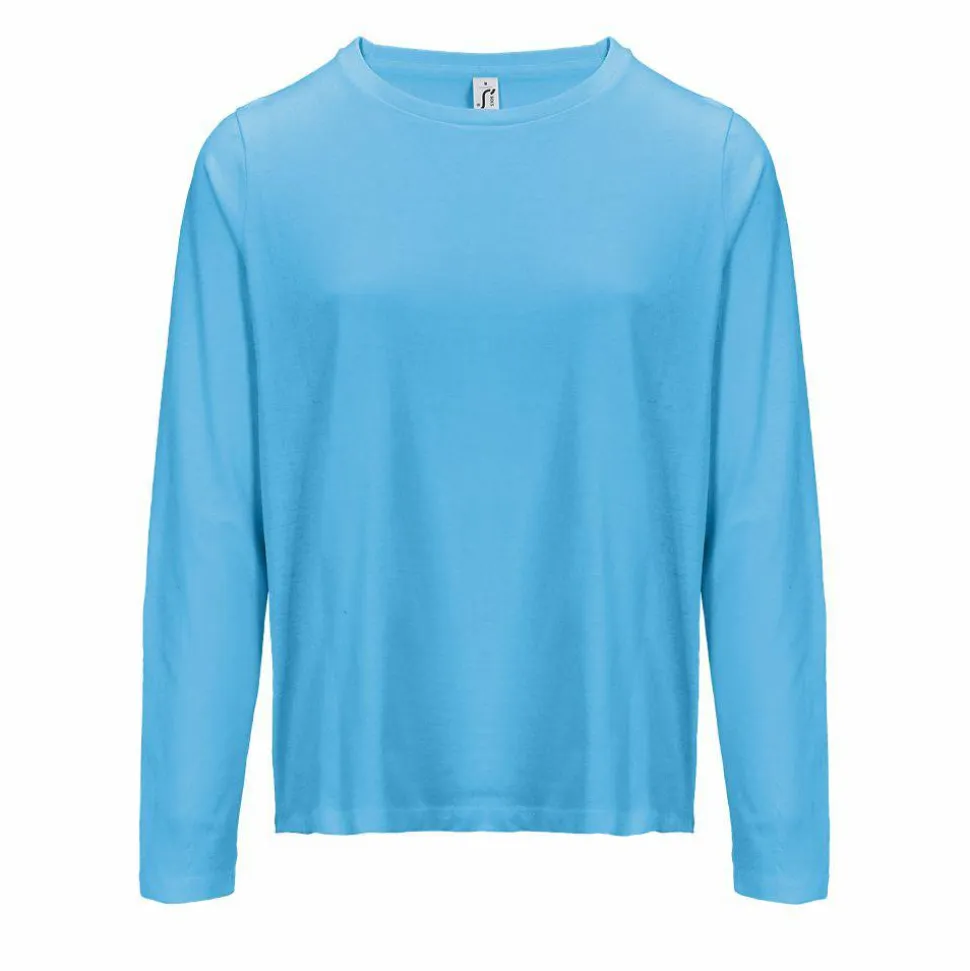 SOL'S 04443 - MONARCH WOMEN Tee Shirt Femme Col Rond Manches Longues