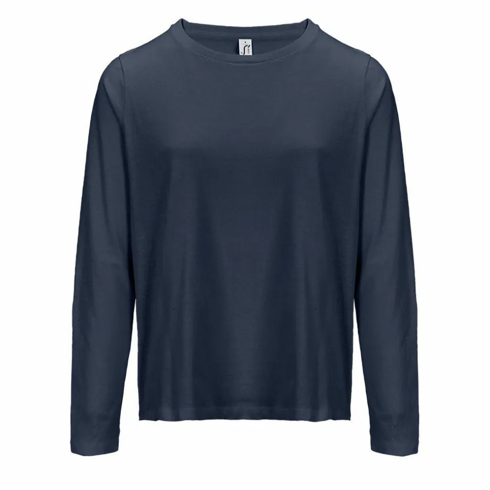 SOL'S 04443 - MONARCH WOMEN Tee Shirt Femme Col Rond Manches Longues