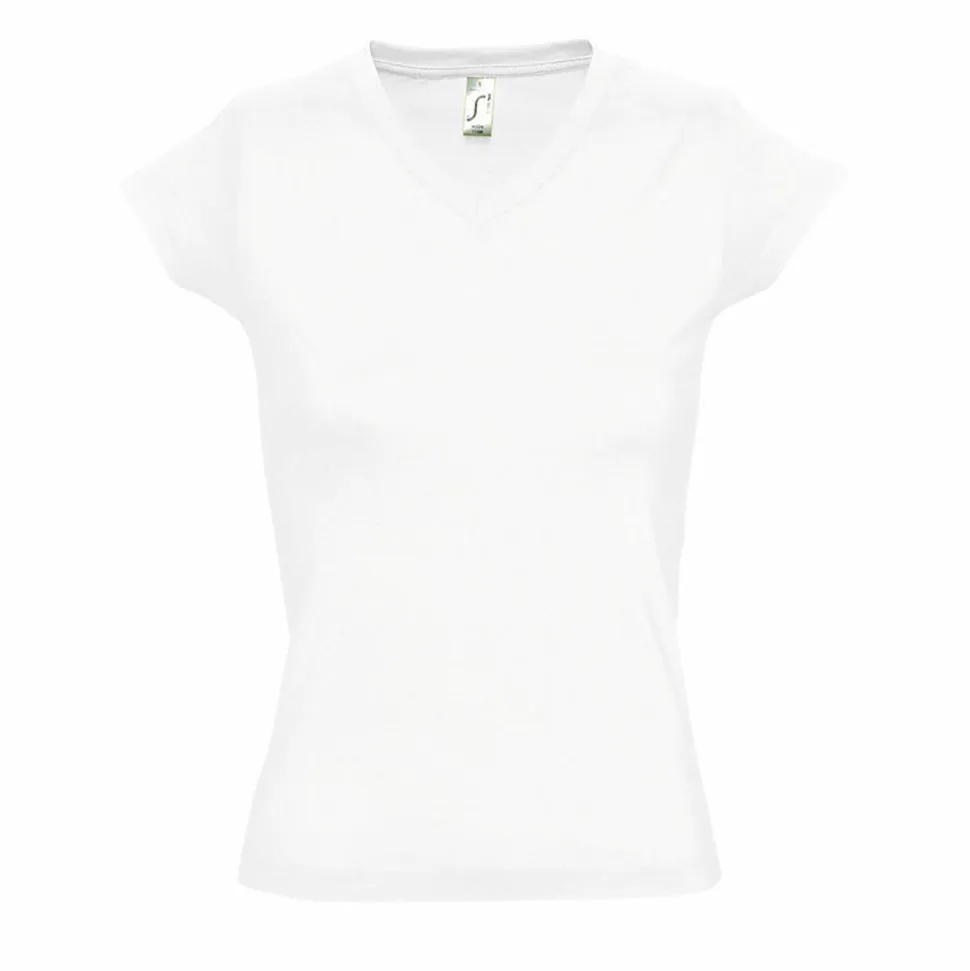 SOL'S 11388 - MOON Tee Shirt Femme Col “V”