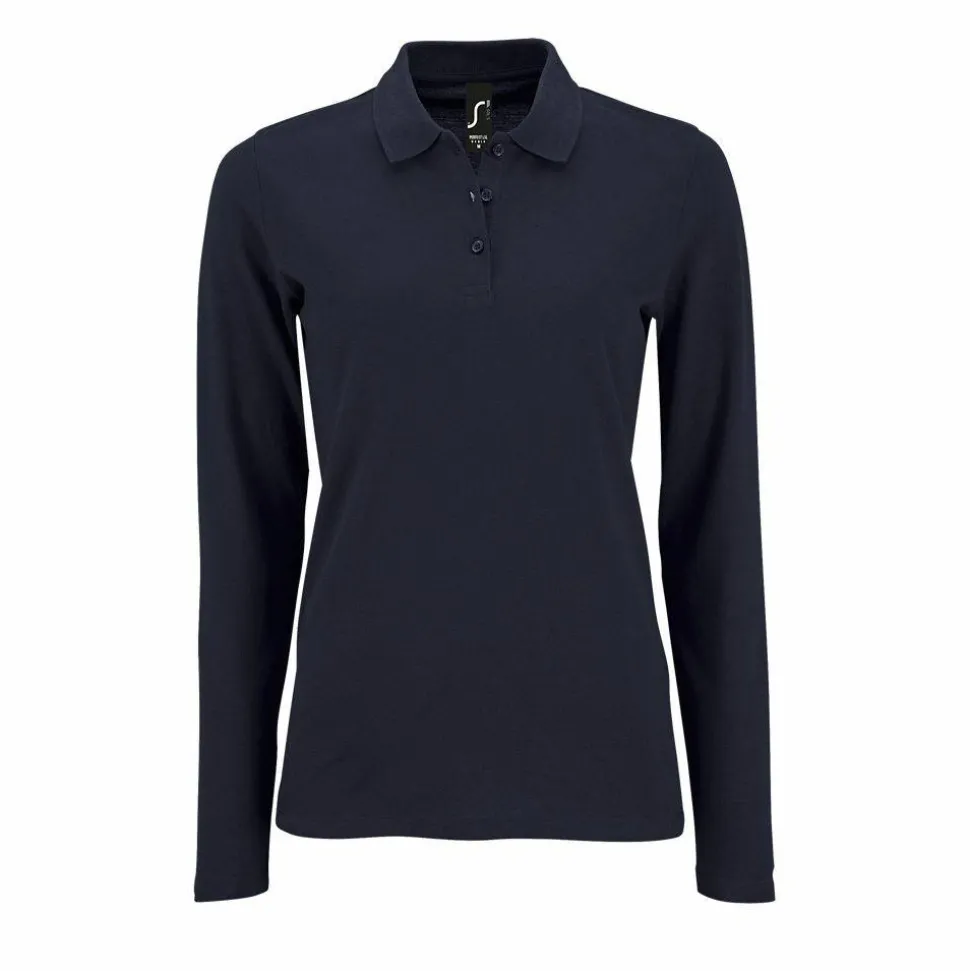 SOL'S 02083 - Perfect Lsl Women Polo Piqué Manches Longues Femme