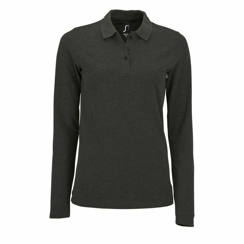 SOL'S 02083 - Perfect Lsl Women Polo Piqué Manches Longues Femme