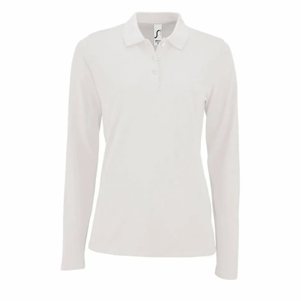 SOL'S 02083 - Perfect Lsl Women Polo Piqué Manches Longues Femme