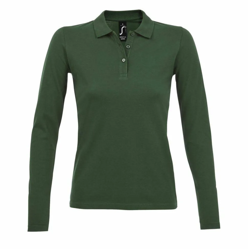 SOL'S 02083 - Perfect Lsl Women Polo Piqué Manches Longues Femme