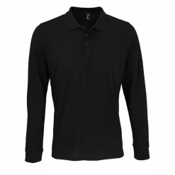 SOL'S 03983 - Prime Lsl Polo Unisexe Manche Longue Polycoton
