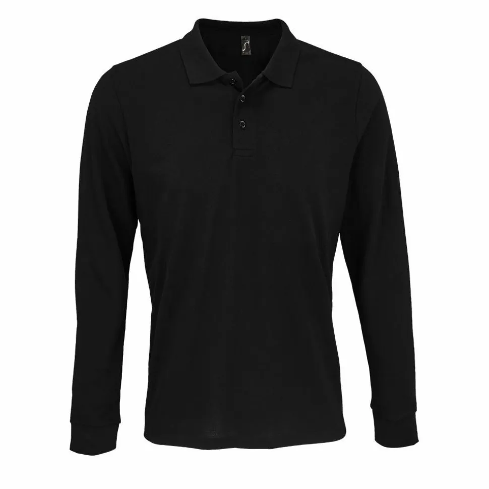 SOL'S 03983 - Prime Lsl Polo Unisexe Manche Longue Polycoton