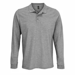 SOL'S 03983 - Prime Lsl Polo Unisexe Manche Longue Polycoton