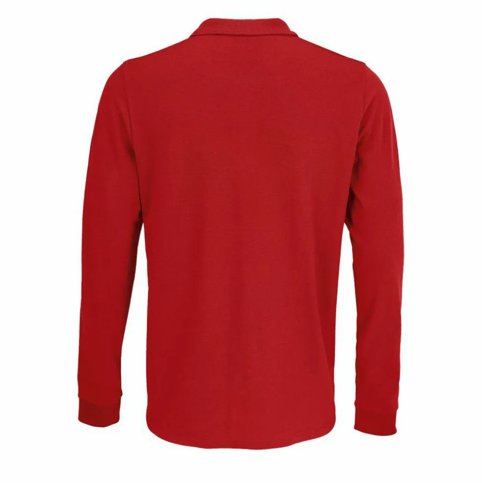 SOL'S 03983 - Prime Lsl Polo Unisexe Manche Longue Polycoton