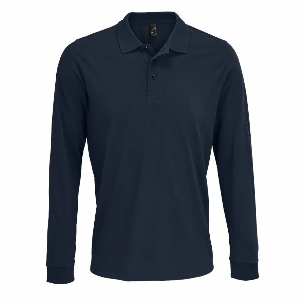 SOL'S 03983 - Prime Lsl Polo Unisexe Manche Longue Polycoton