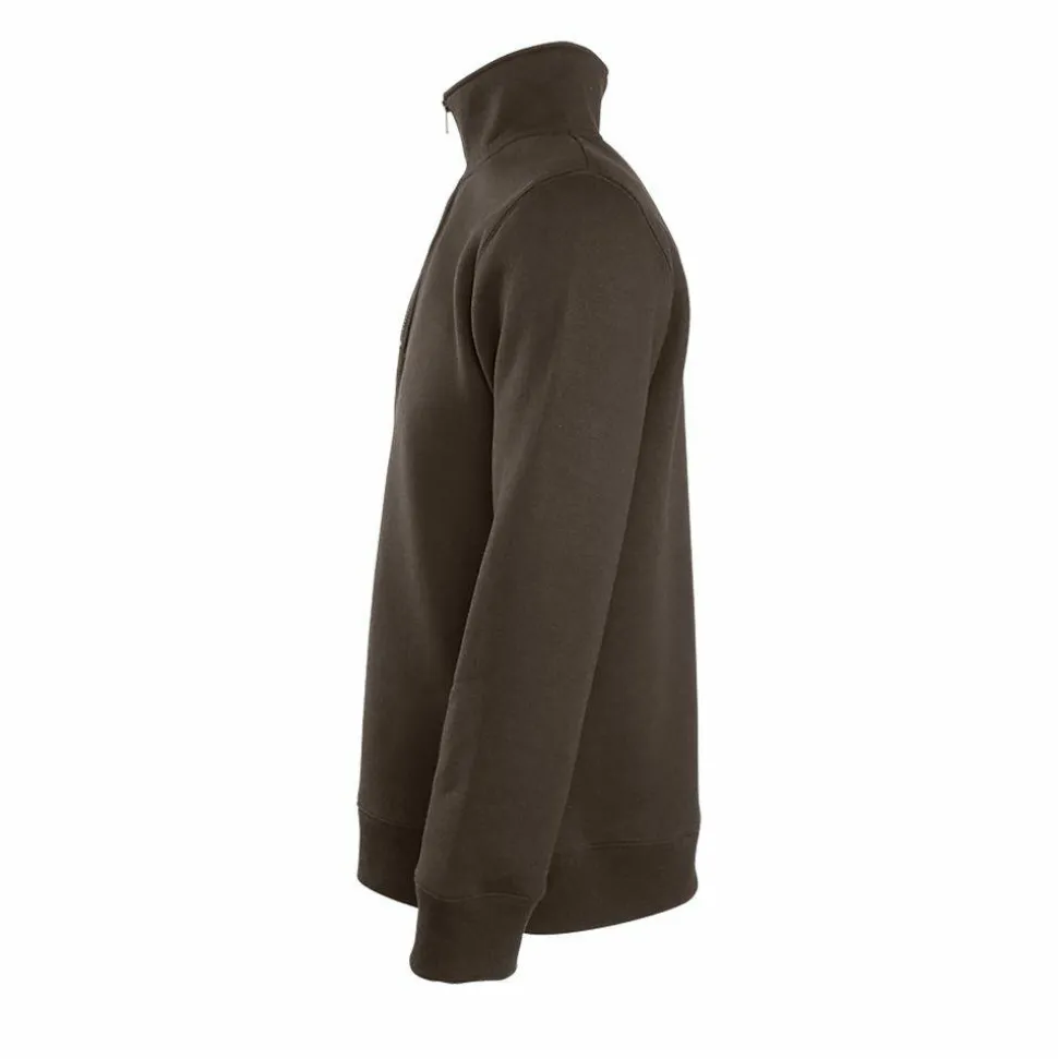 SOL'S 47300 - SCOTT Sweat Shirt Homme Col Camionneur (1/4 Zip)