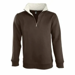 SOL'S 47300 - SCOTT Sweat Shirt Homme Col Camionneur (1/4 Zip)