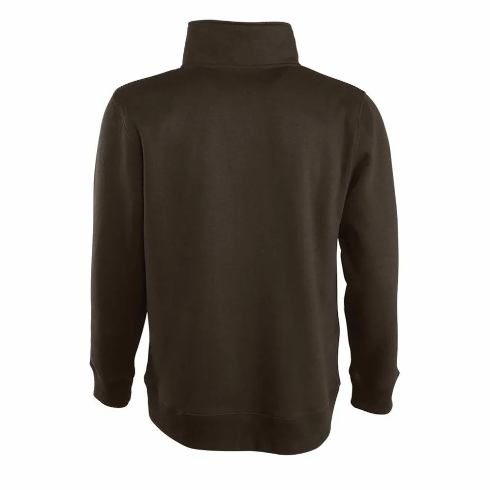 SOL'S 47300 - SCOTT Sweat Shirt Homme Col Camionneur (1/4 Zip)