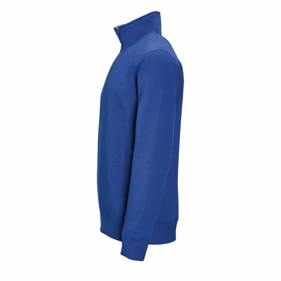 SOL'S 47300 - SCOTT Sweat Shirt Homme Col Camionneur (1/4 Zip)