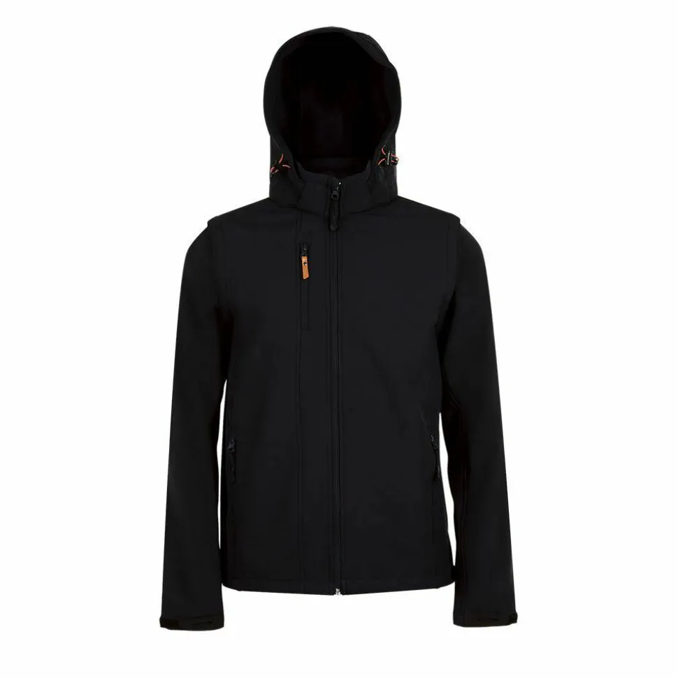 SOL'S 01647 - TRANSFORMER Softshell Capuche Et Manches Amovibles