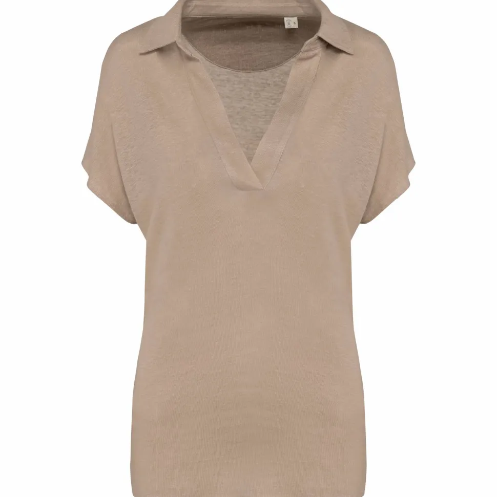 Spasso SP221 - Polo en lin femme