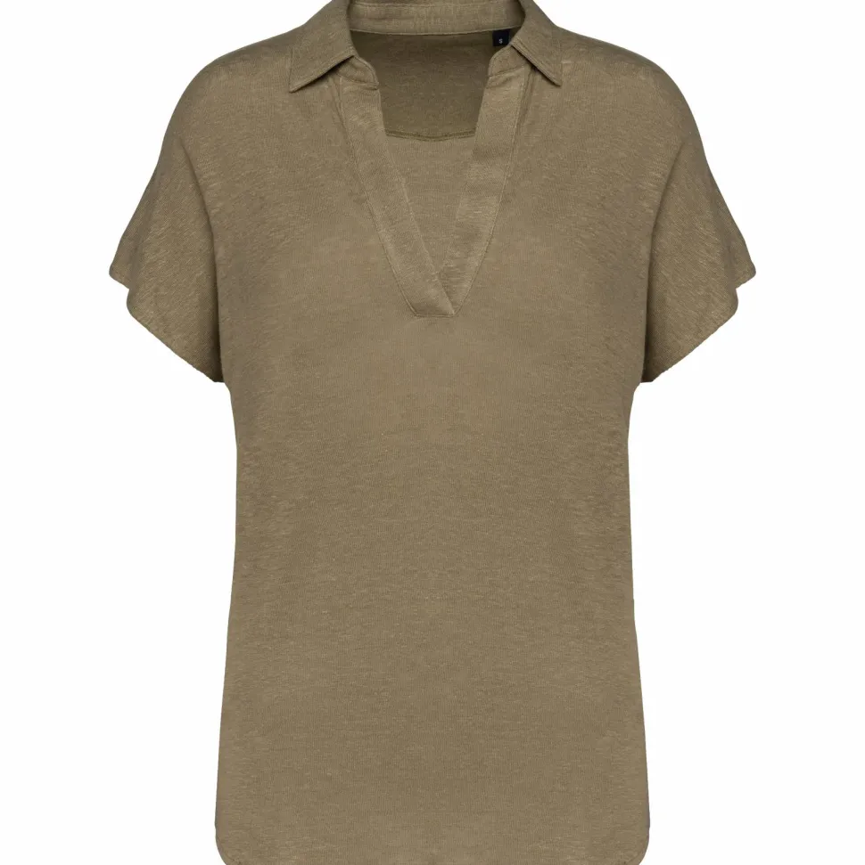 Spasso SP221 - Polo en lin femme