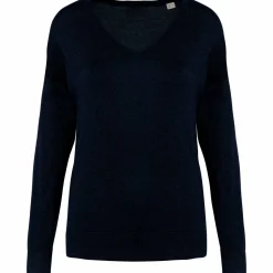 Spasso SP921 - Pull écoresponsable col V en lyocell femme