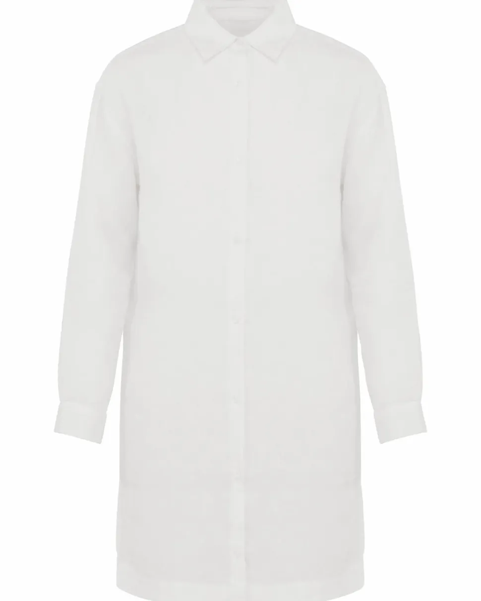Spasso SP5008 - Robe chemise en lin femme