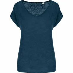 Spasso SP321 - T-shirt col V en lin femme