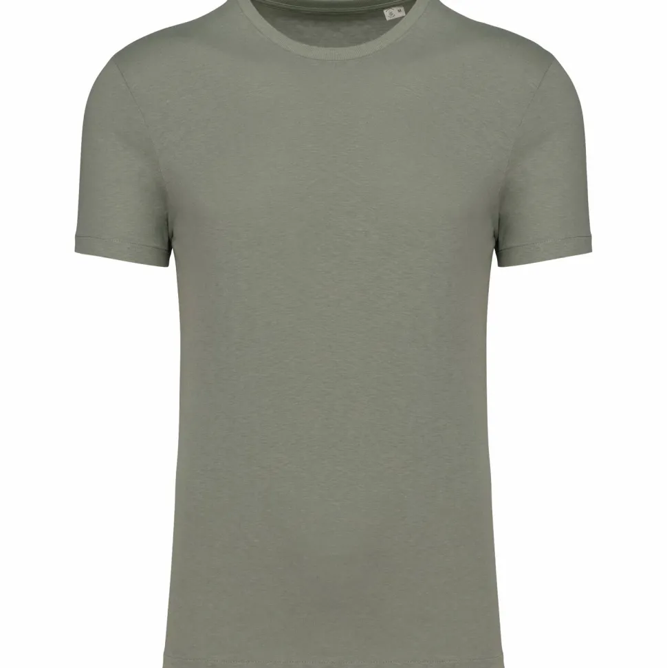 Spasso SP325 - T-shirt écoresponsable en coton bio et lin unisexe