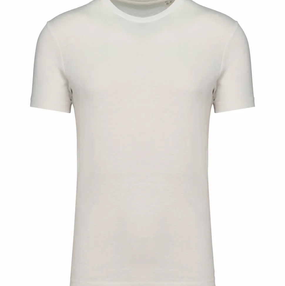 Spasso SP325 - T-shirt écoresponsable en coton bio et lin unisexe