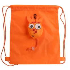 Stamina BO7528 - ELANIO Sac à dos pour enfants à cordelettes pliable en polyester 190T