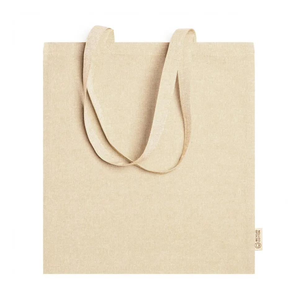Stamina BO7162 - RIVOLI Sac 100% coton recyclé de 120g/m² en finition marbrée avec anses de 70cm de long