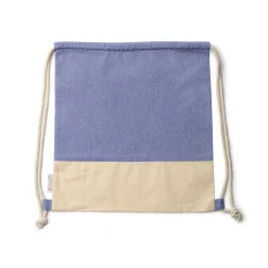 Stamina MO7091 - LUANDA Sac avec cordon de serrage en coton recyclé au design chiné et en coton naturel 120 g/m ²