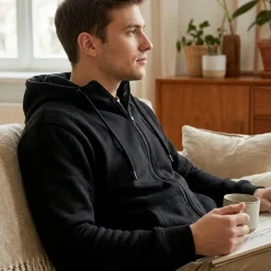 STARWORLD SW240 - Sweat capuche zippé lourd