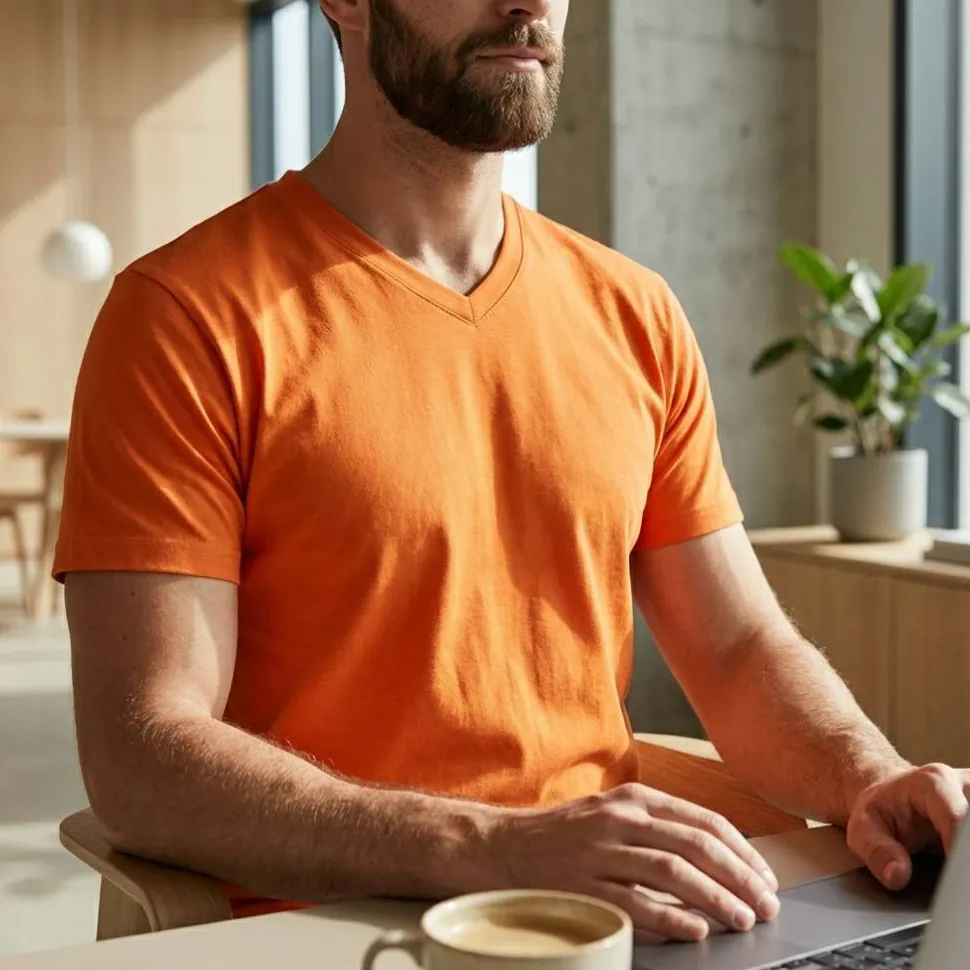 STEDMAN ST2300 - T-shirt Col V Homme Confort Coton Stedman