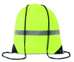 STRIPE Sac à cordons avec bandes réfl - GiftRetail MO8868