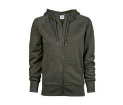 TEE JAYS TJ5436 - Hoodie Mode Femme à Zip Complet Élégant