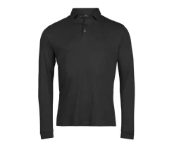 TEE JAYS TJ1442 - Polo manches longues en coton Pima