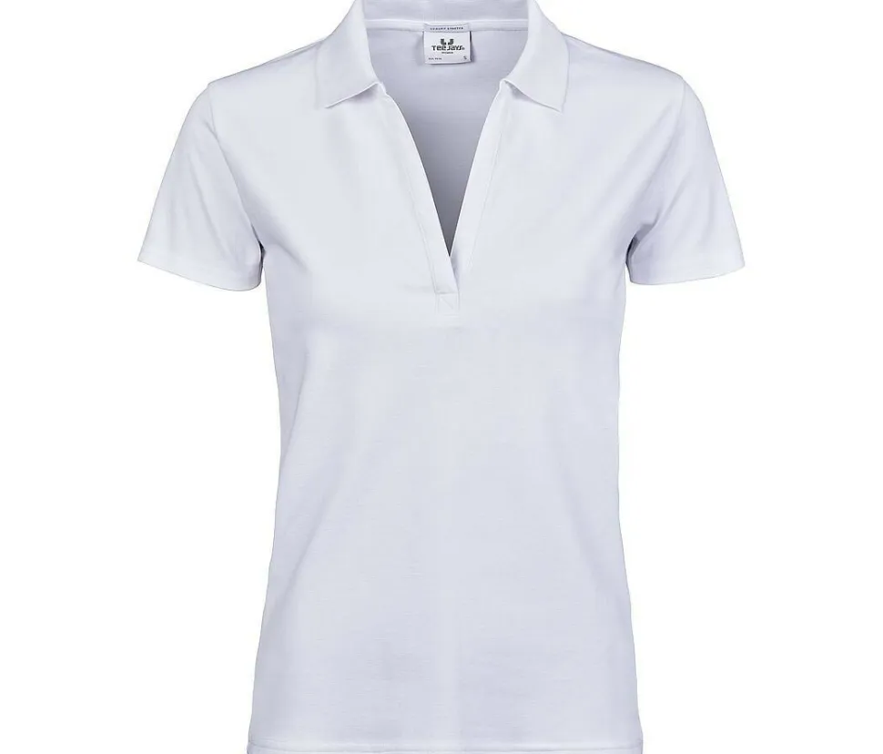 TEE JAYS TJ1409 - Polo stretch col V femme