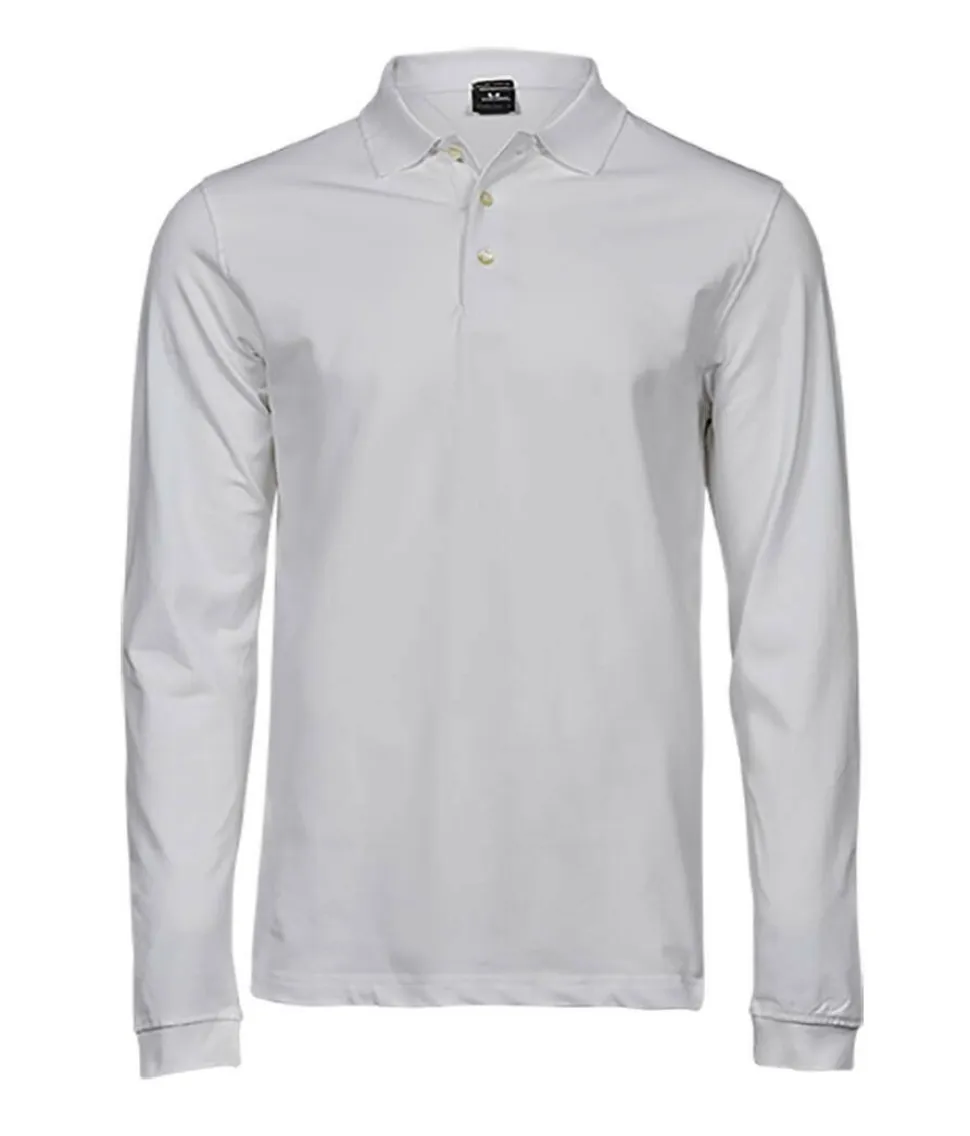 TEE JAYS TJ1406 - Polo stretch manches longues homme