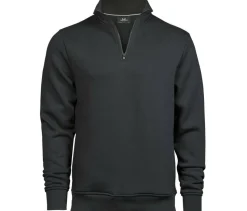 TEE JAYS TJ5438 - Sweatshirt Homme Demi-Zip Confortable et Élégant