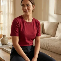 TEE JAYS TJ580 - T-shirt Femme Élégant et Confortable en Coton