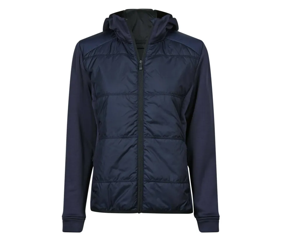 TEE JAYS TJ9113 - Veste bi-matière à capuche femme