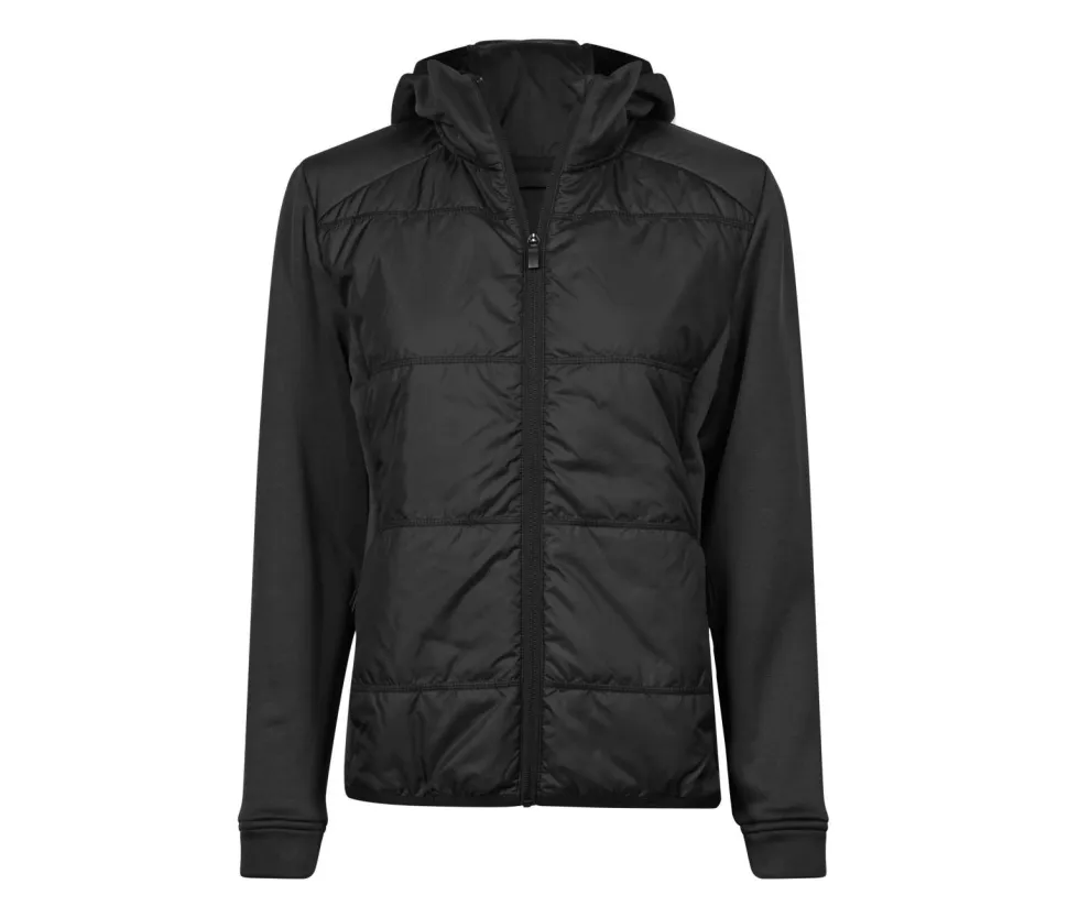 TEE JAYS TJ9113 - Veste bi-matière à capuche femme