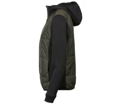 TEE JAYS TJ9113 - Veste bi-matière à capuche femme
