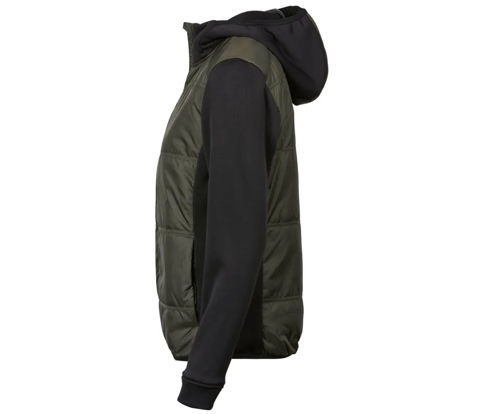 TEE JAYS TJ9113 - Veste bi-matière à capuche femme