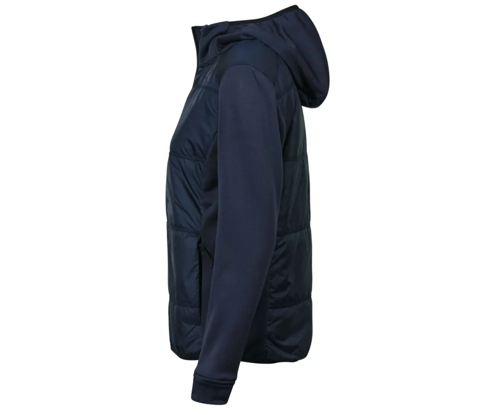 TEE JAYS TJ9113 - Veste bi-matière à capuche femme