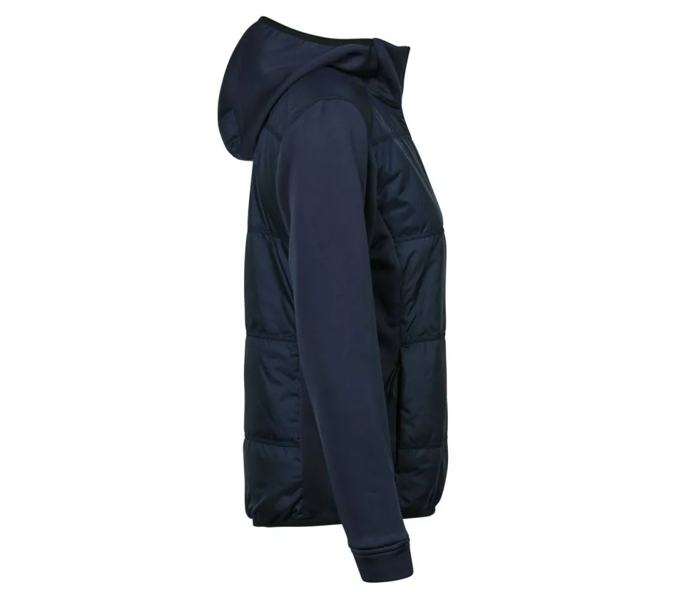 TEE JAYS TJ9113 - Veste bi-matière à capuche femme